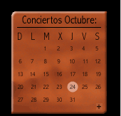 Conciertos del més
